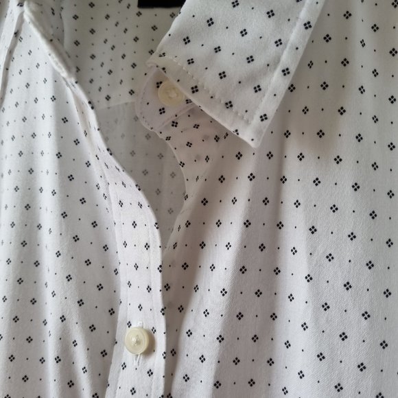 Banana Republic Tailored Fit Shirt Size 10 - Picture 5 of 9